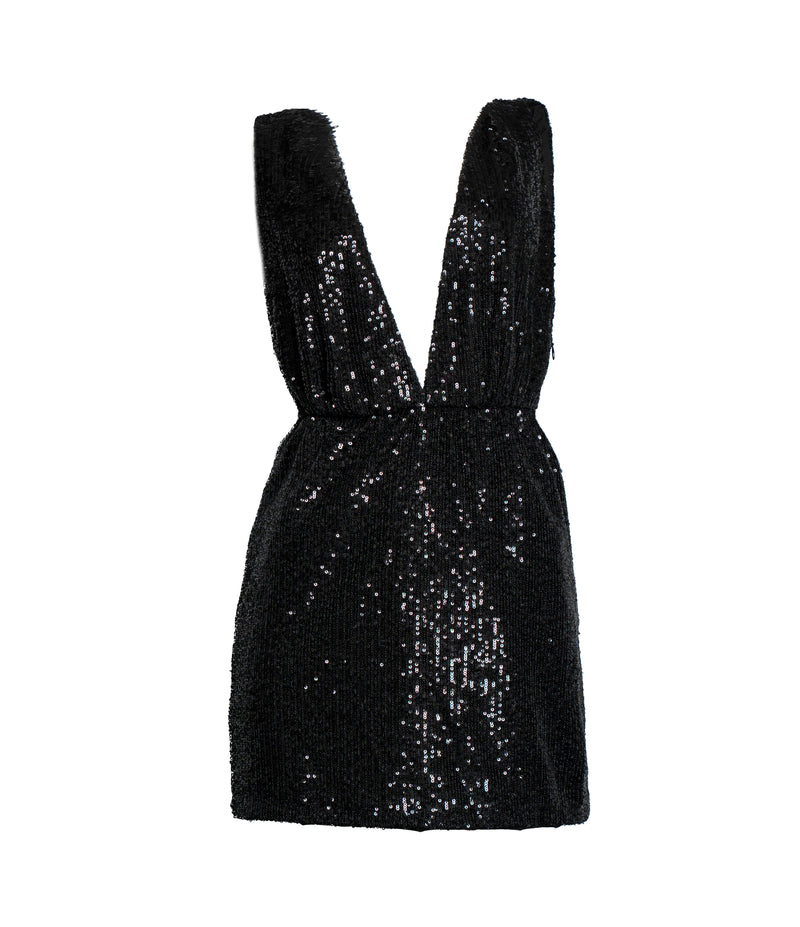 SHINY BLACK DRESS