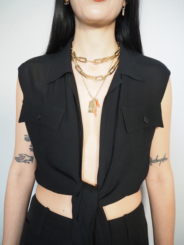 NINETIES CROPPED SHIRT