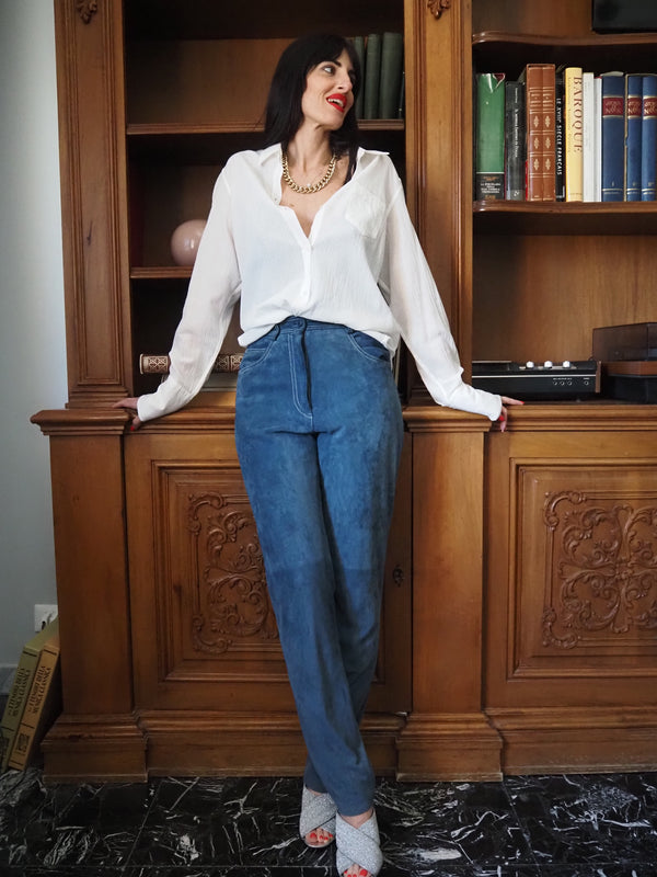 BLU DENIM PANTS
