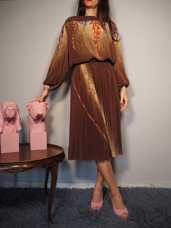 PLISSÉ DRESS