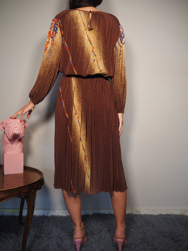 PLISSÉ DRESS